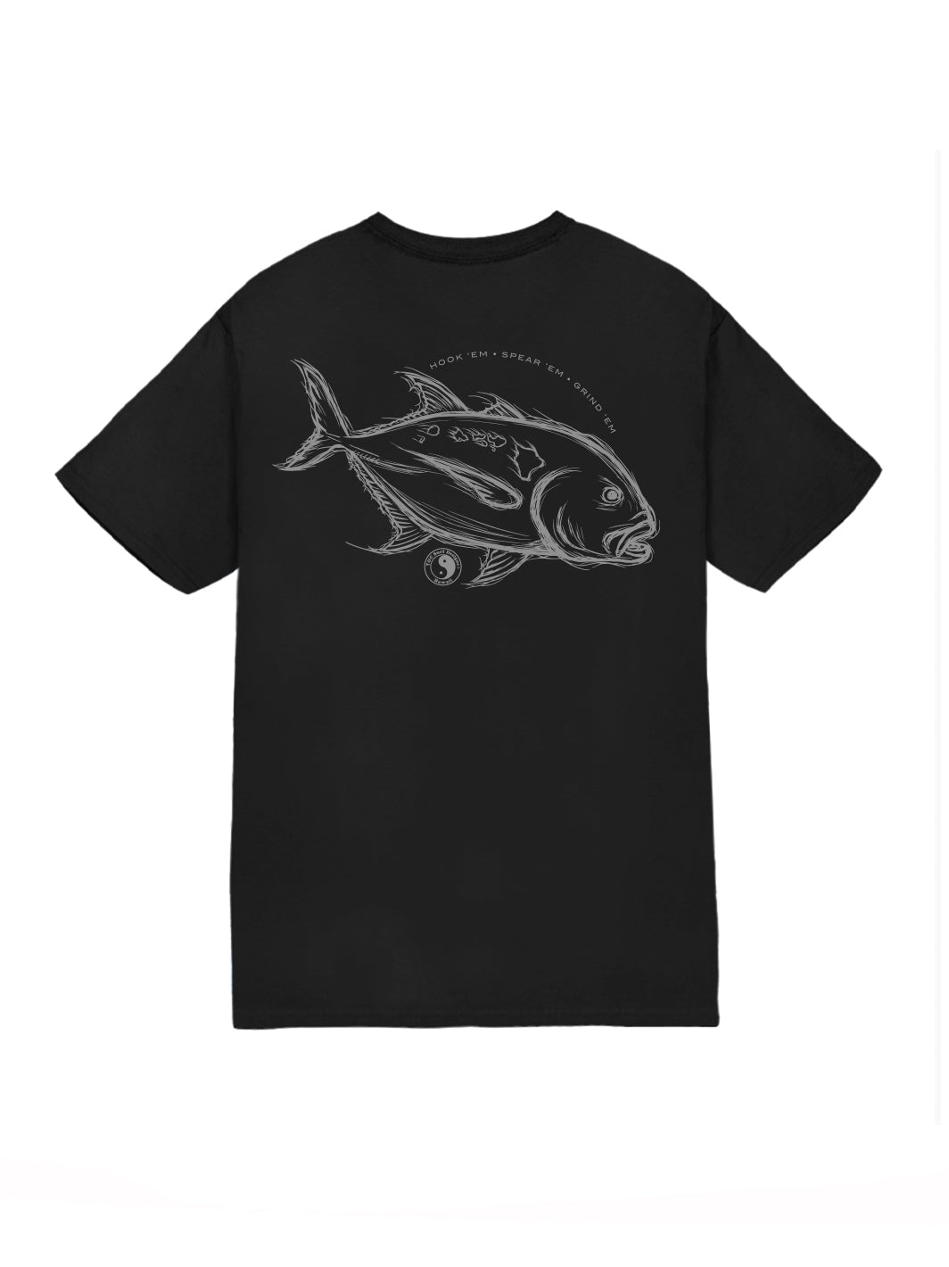 T&C Surf Designs T&C Surf Hook Em Ulua Jersey Tee, Black / S