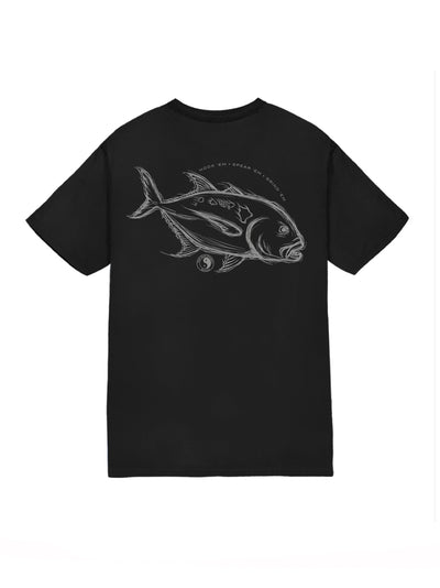 T&C Surf Designs T&C Surf Hook Em Ulua Jersey Tee, Black / S