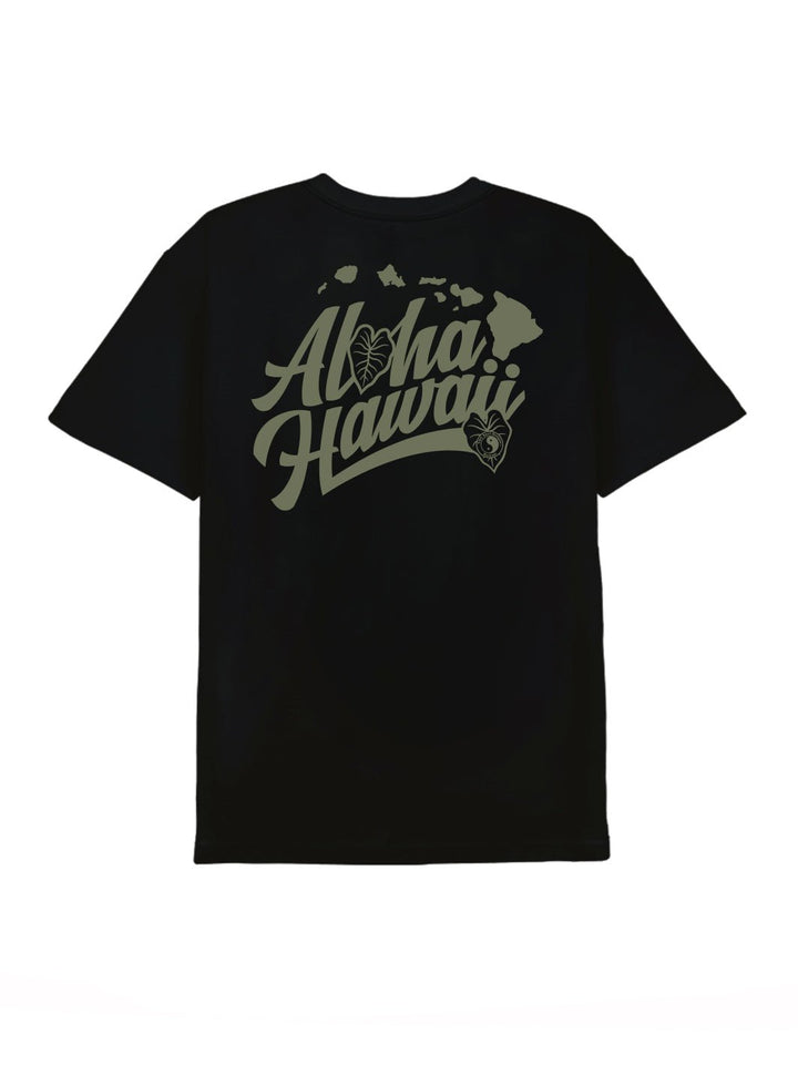 T&C Surf Designs Aloha Kalo Tee, Black / S