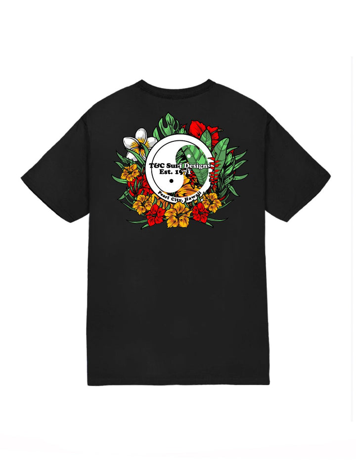 T&C Surf Designs Tropical Jersey Tee, Black / S