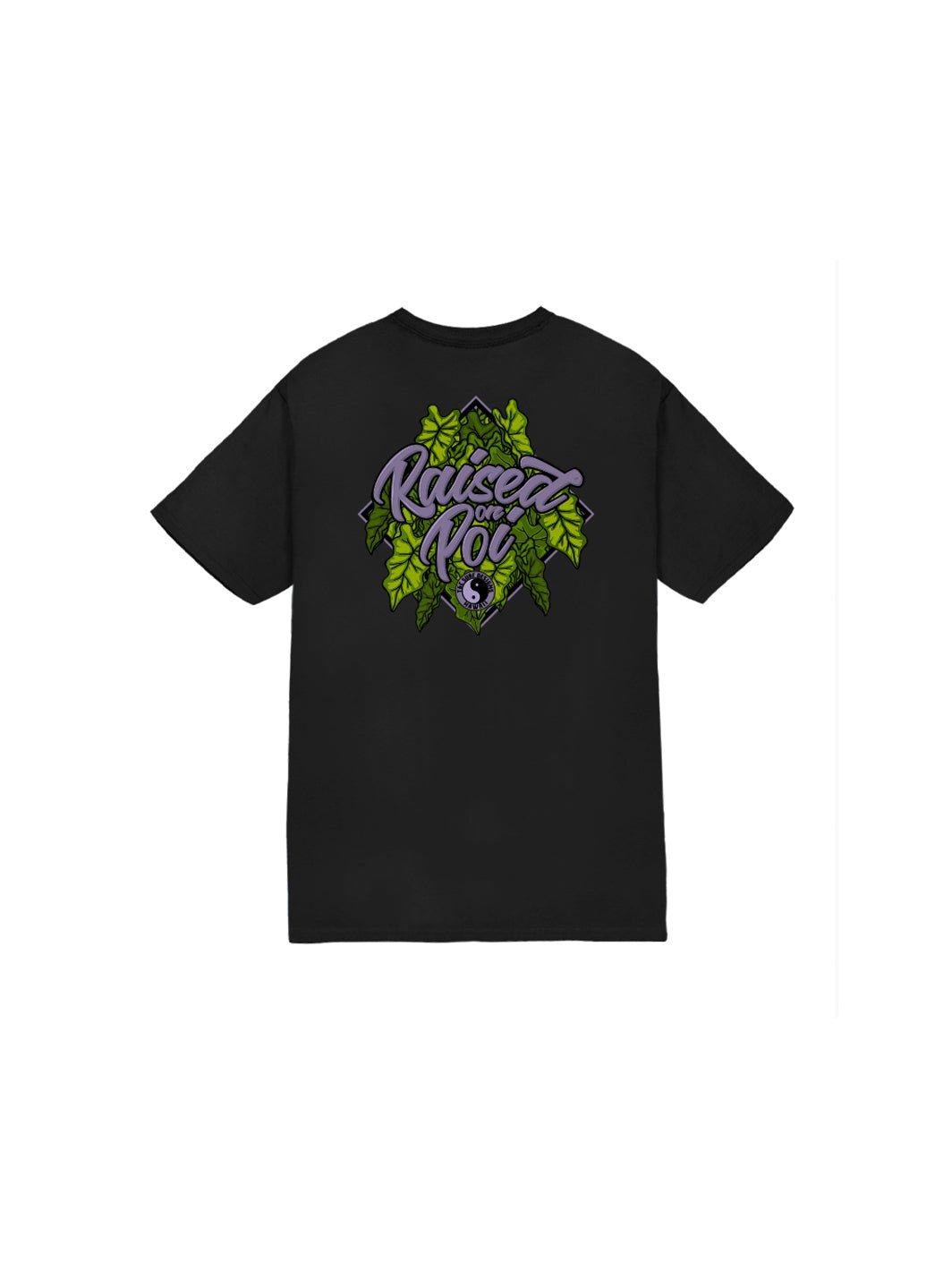 T&C Surf Designs Kids Raised On Poi Tee, Black / XS