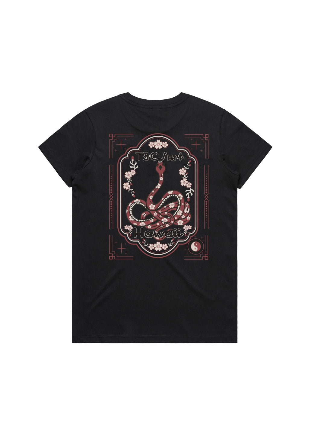 Snake Sakura Maple Tee - T&C Surf Designs