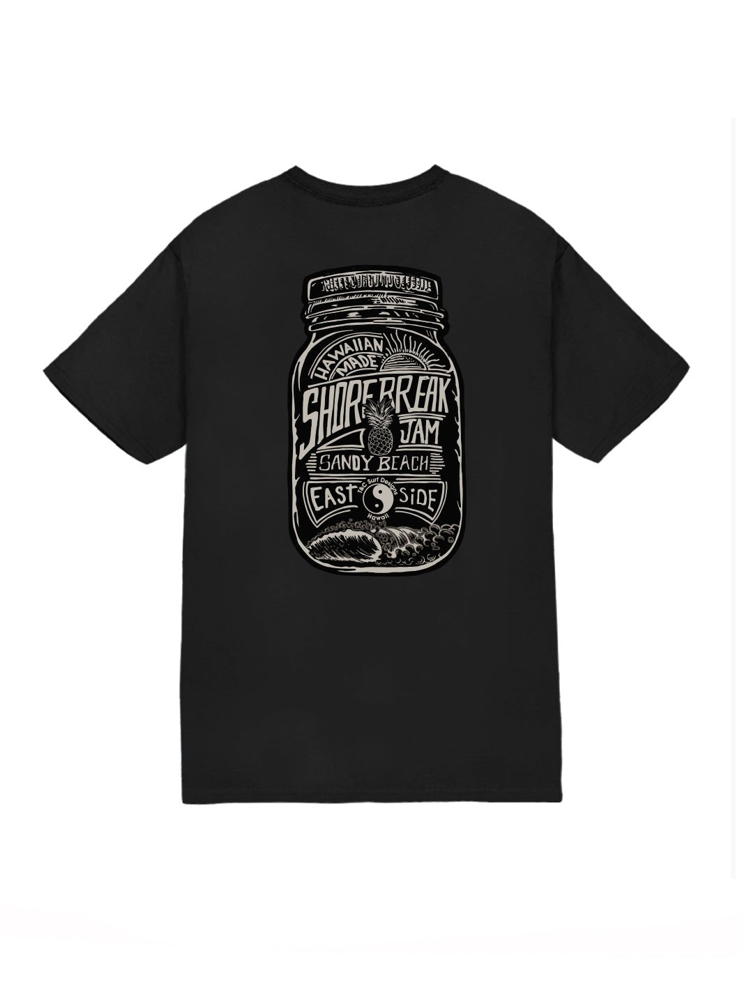 T&C Surf Designs Shorebreak Jam Jersey Tee, Black / S