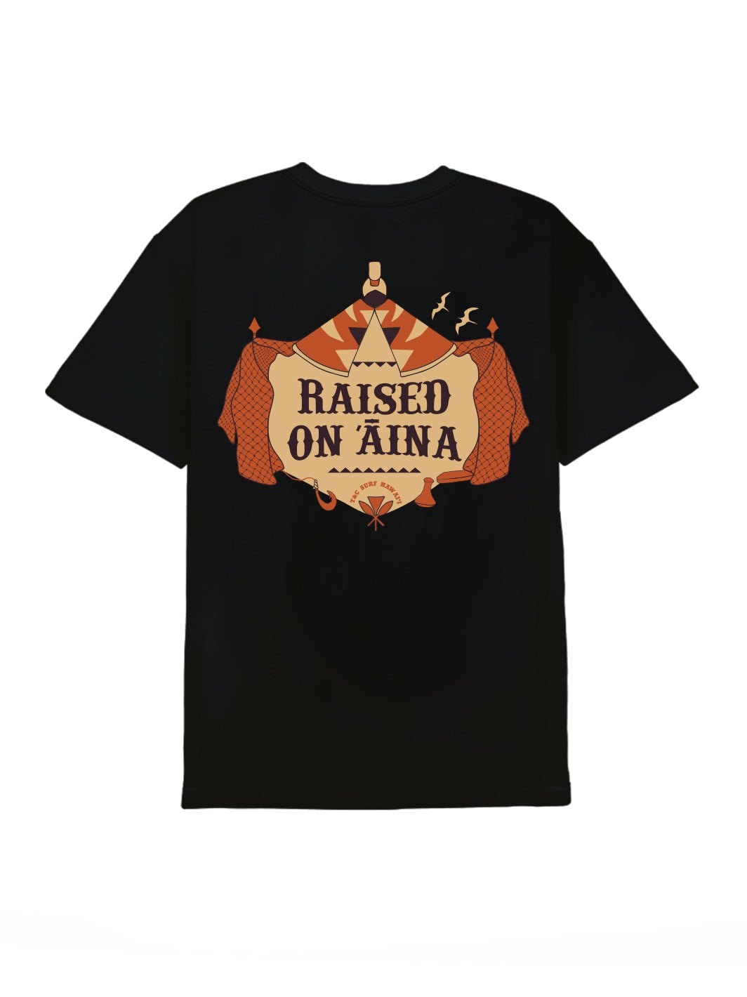 T&C Surf Designs Aina Hale Tee, Black / S
