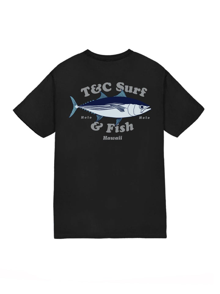 T&C Surf Designs Holo Holo Tuna Jersey Tee, Black / S