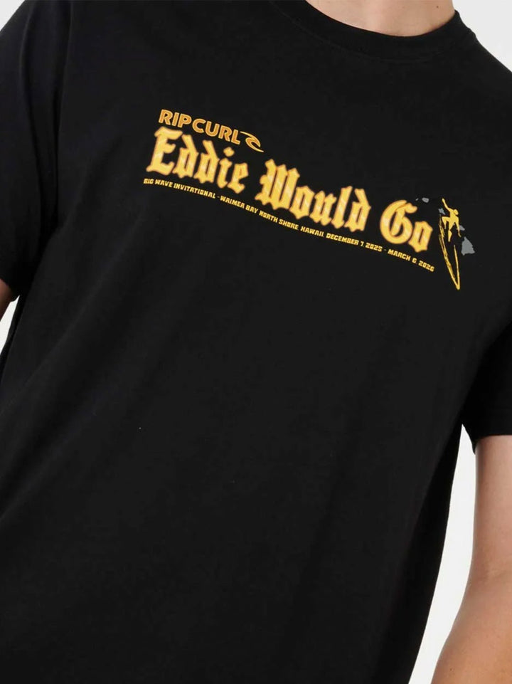 Eddie Would Go Sticker Tee - T&C Surf Designs
