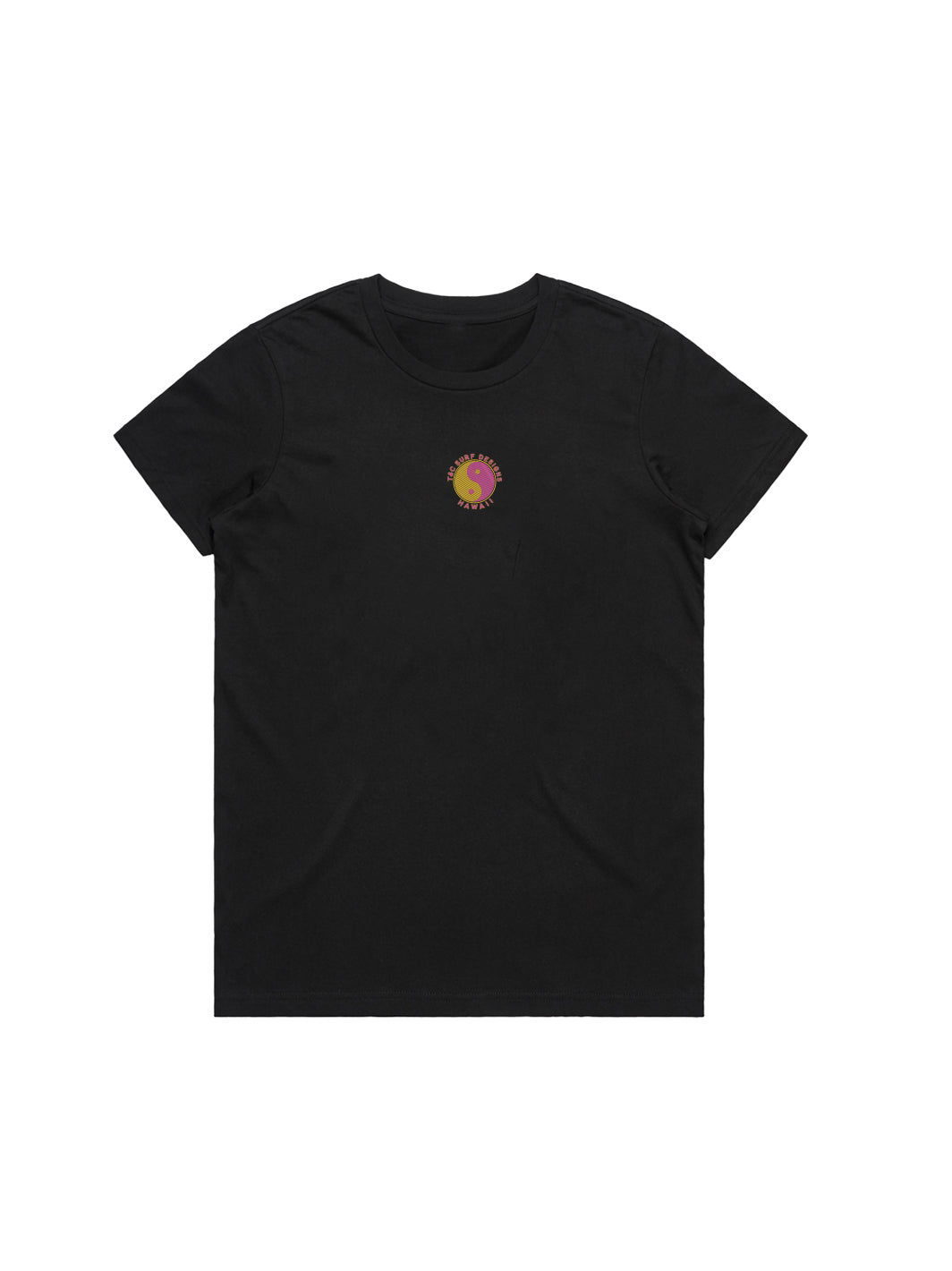 T&C Surf Designs Lined Logo Maple Tee,