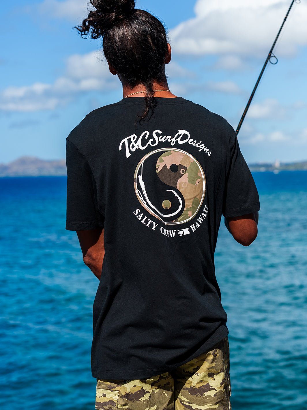 T&C Surf x Salty Crew Hook Tee
