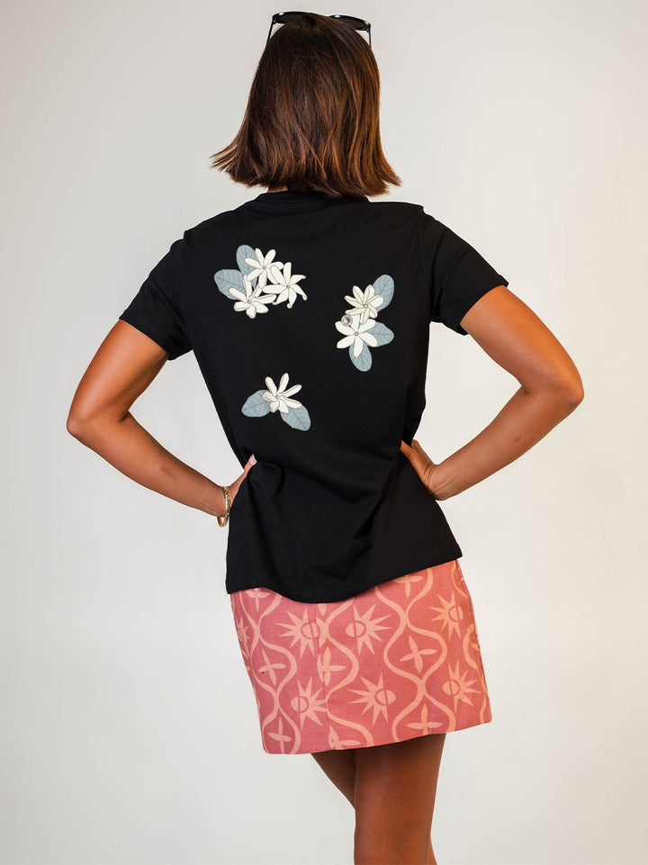 T&C Surf Designs Tiare Cluster Maple Tee,