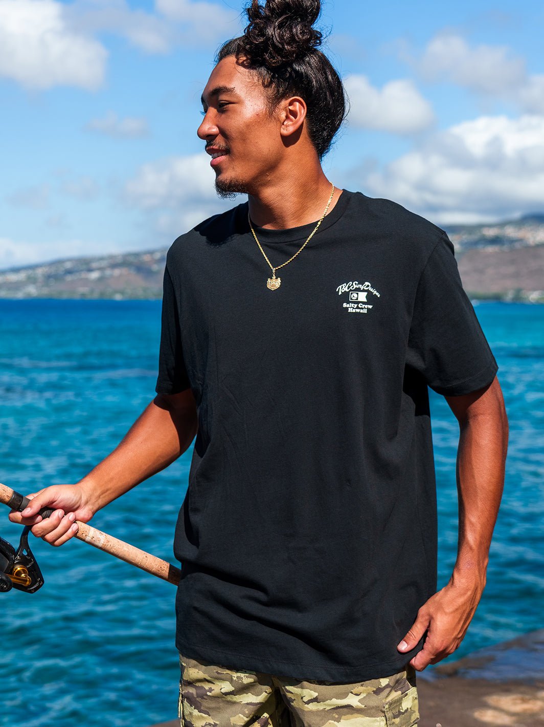 T&C Surf x Salty Crew Hook Tee