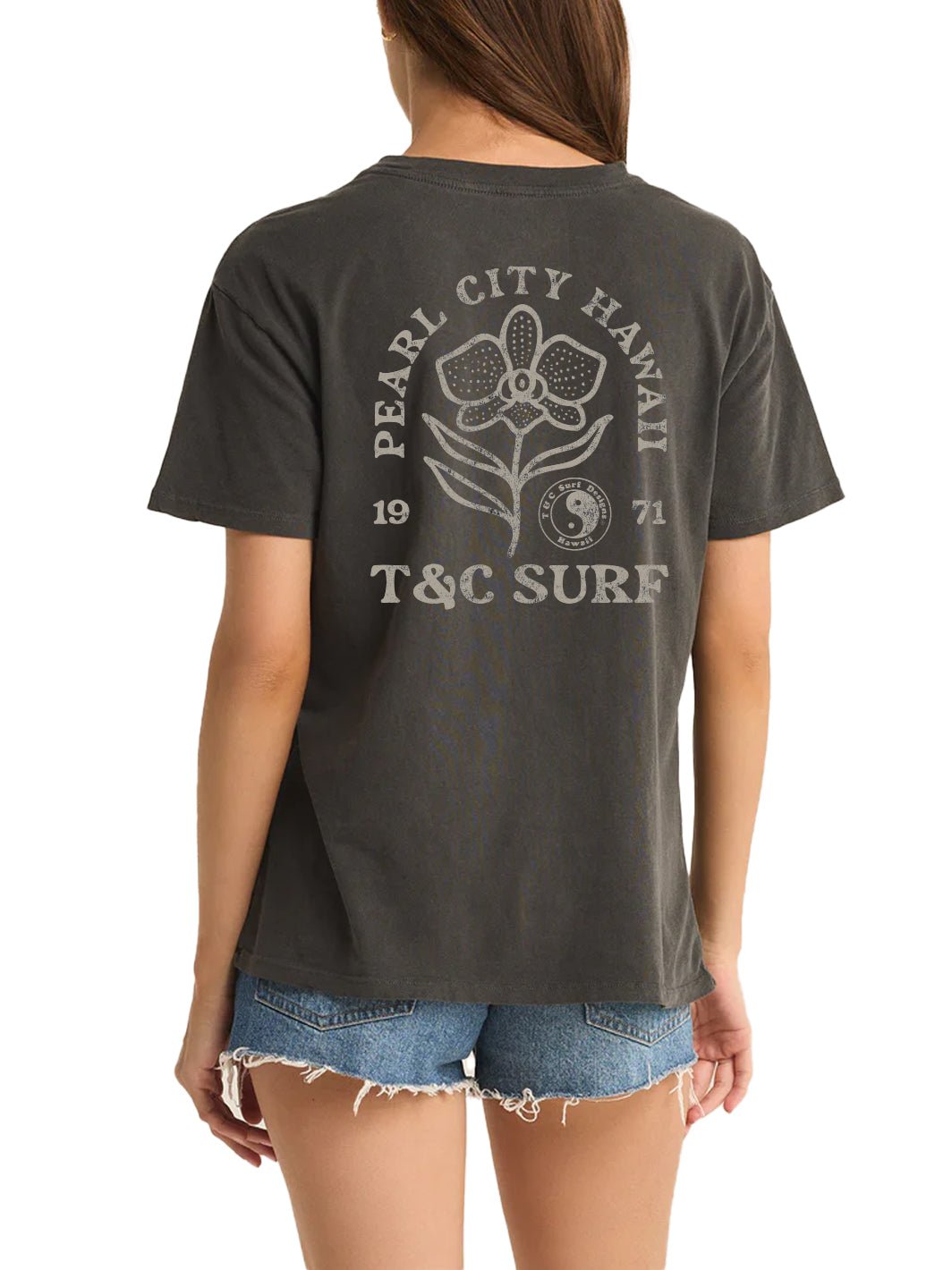 PC Orchid Boyfriend Tee - T&C Surf Designs