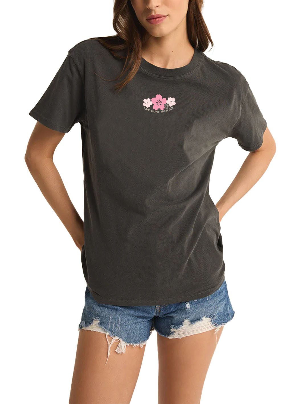 T&C Surf Designs Cute Sakura Boyfriend Tee,