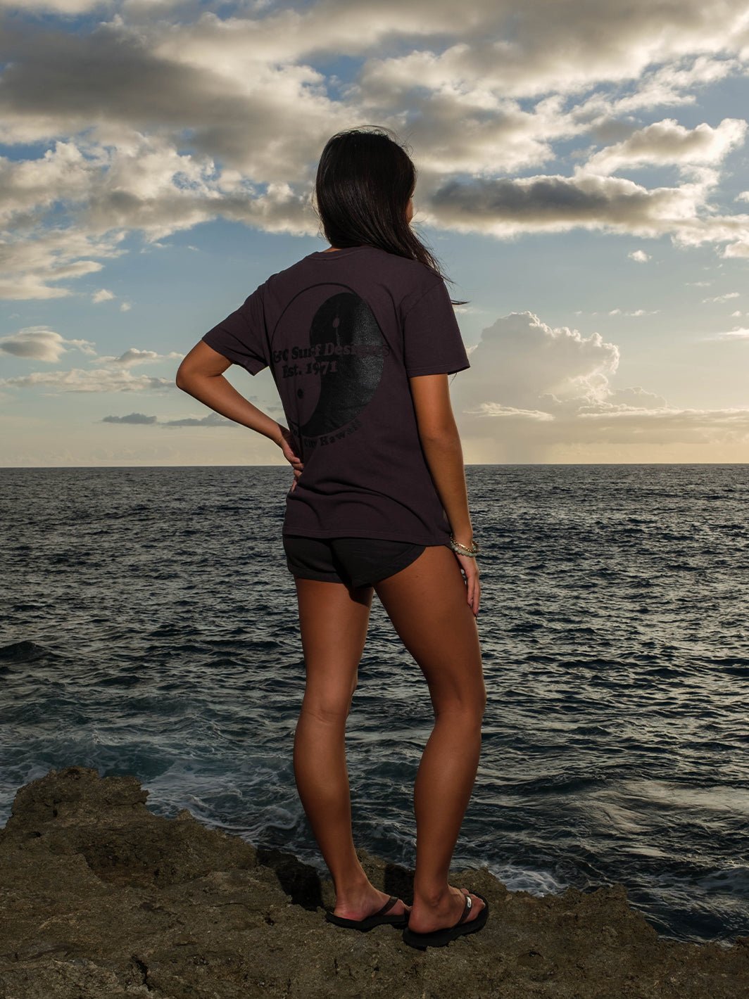 Black Pearl Logo Boyfriend Tee - T&C Surf Designs