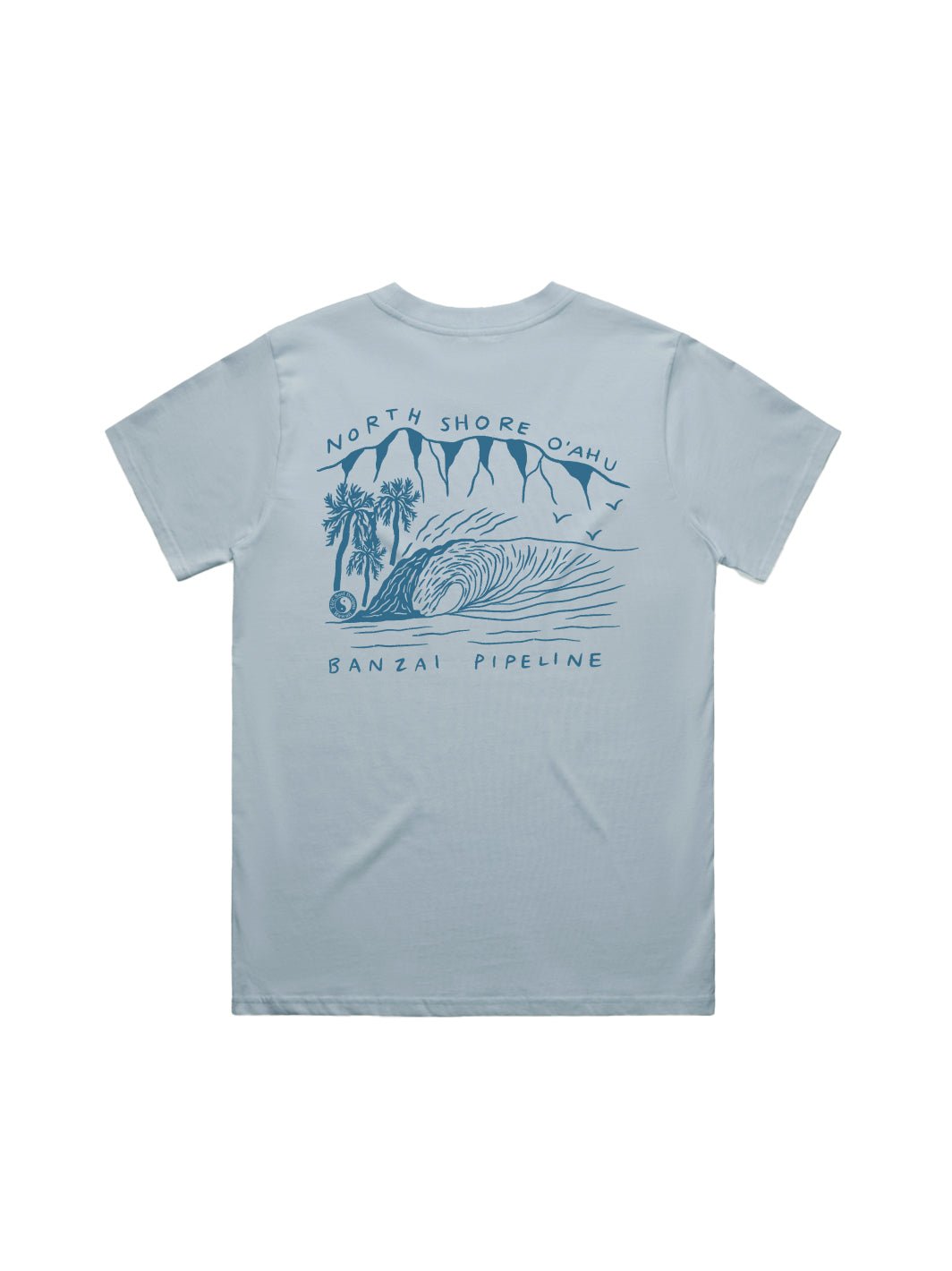 T&C Surf Designs T&C Surf North Shore Banzai Classic Tee, Blue Fog / S