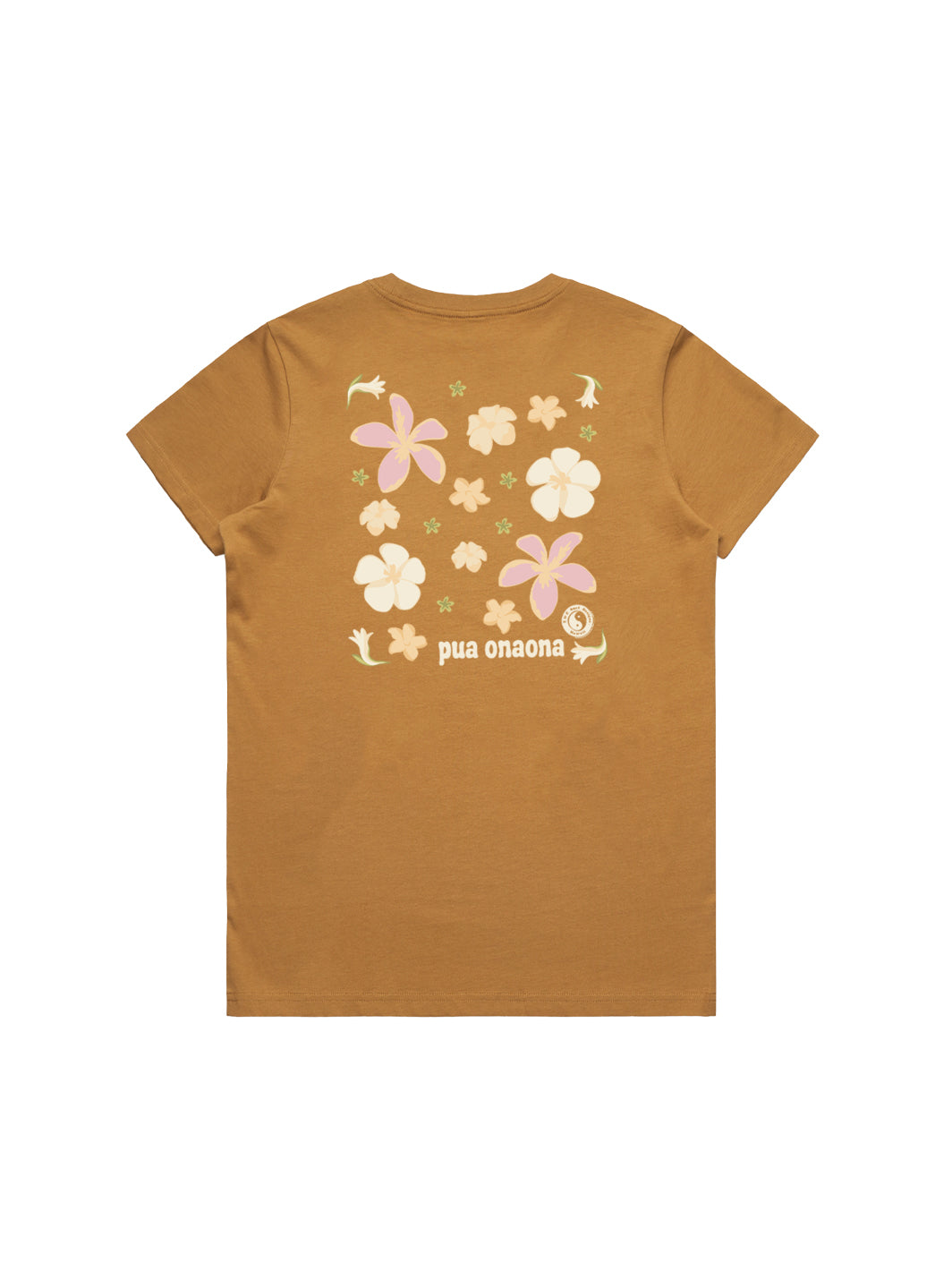 T&C Surf Designs Pua Onaona Maple Tee, XS / Camel