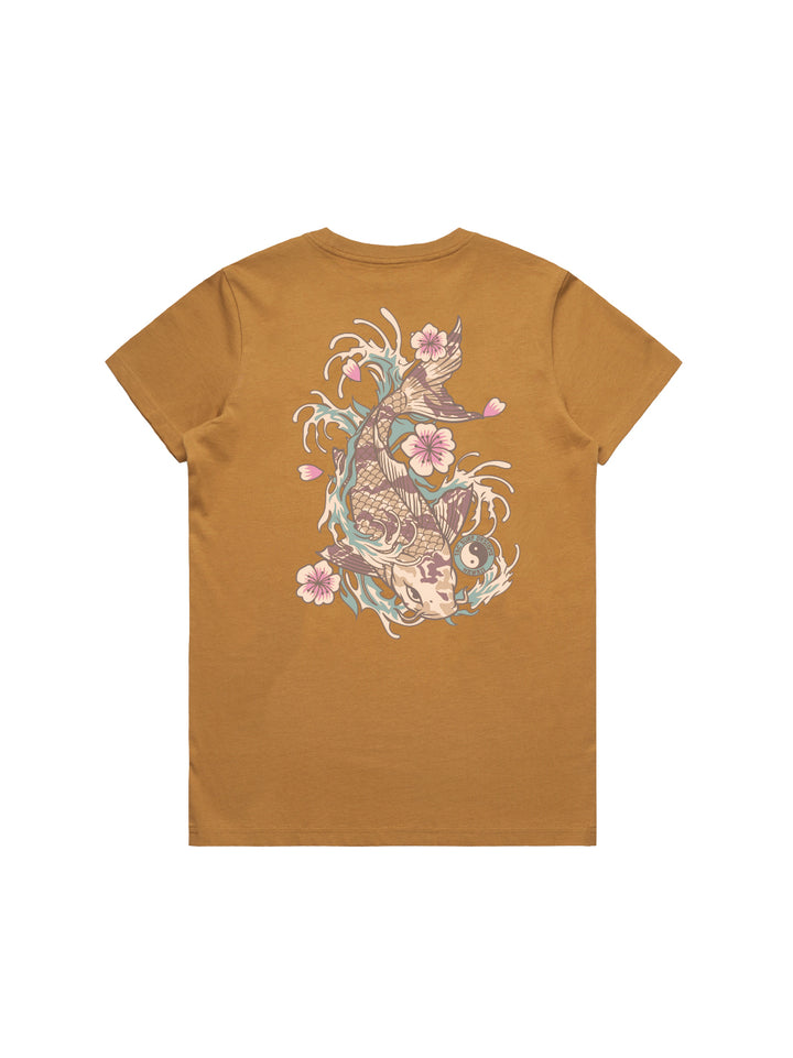 Koi Waves Maple Tee