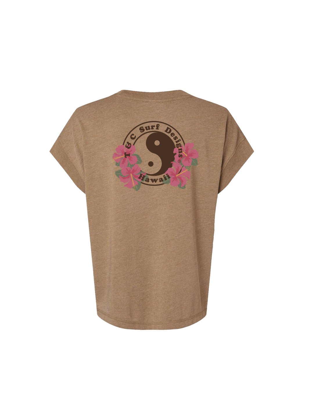 Dark Floral Logo Vintage Wash Tee - T&C Surf Designs