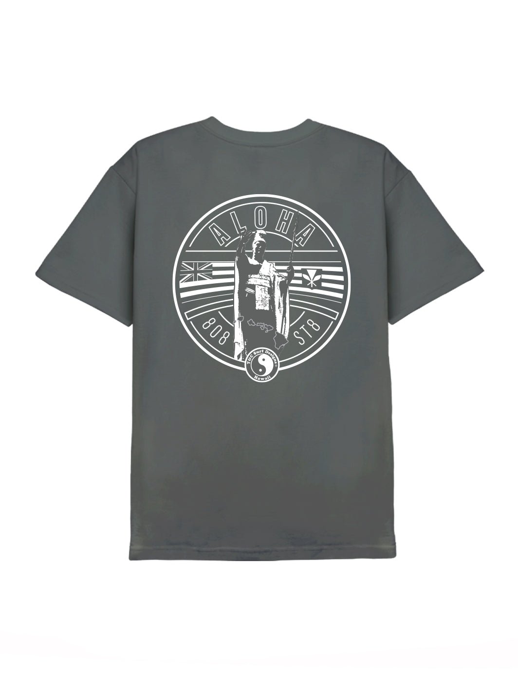 T&C Surf Designs T&C Surf 808 State Kam Tee, Charcoal / S