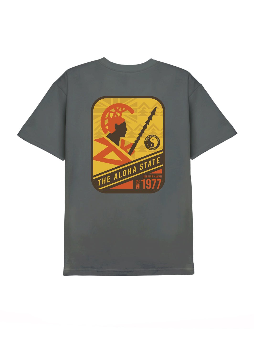 T&C Surf Designs Stamp Warrior Tee, Charcoal / S
