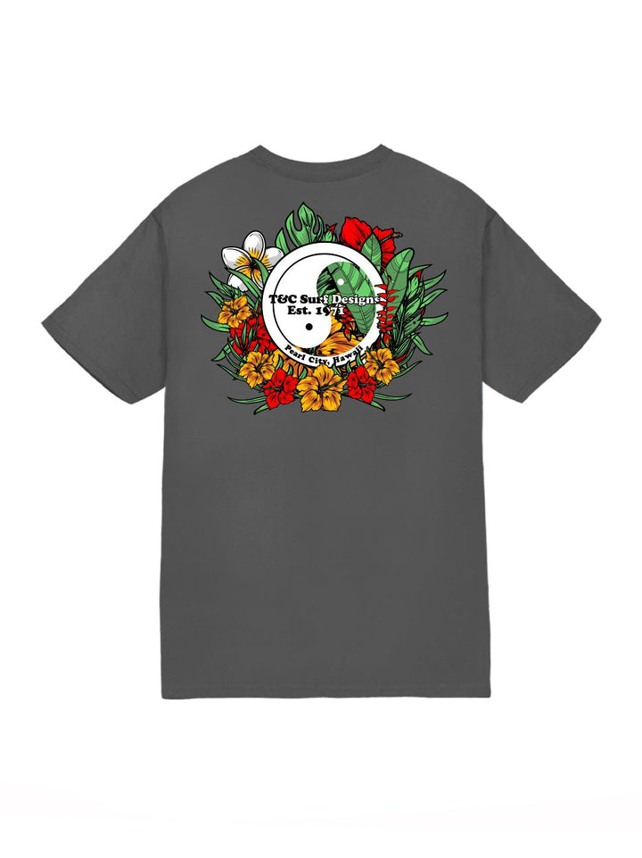 T&C Surf Designs Tropical Jersey Tee, Charcoal / S