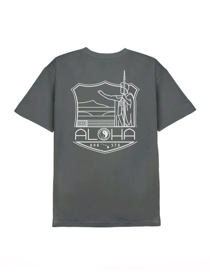 T&C Surf Designs Line Kam Tee, Charcoal / S