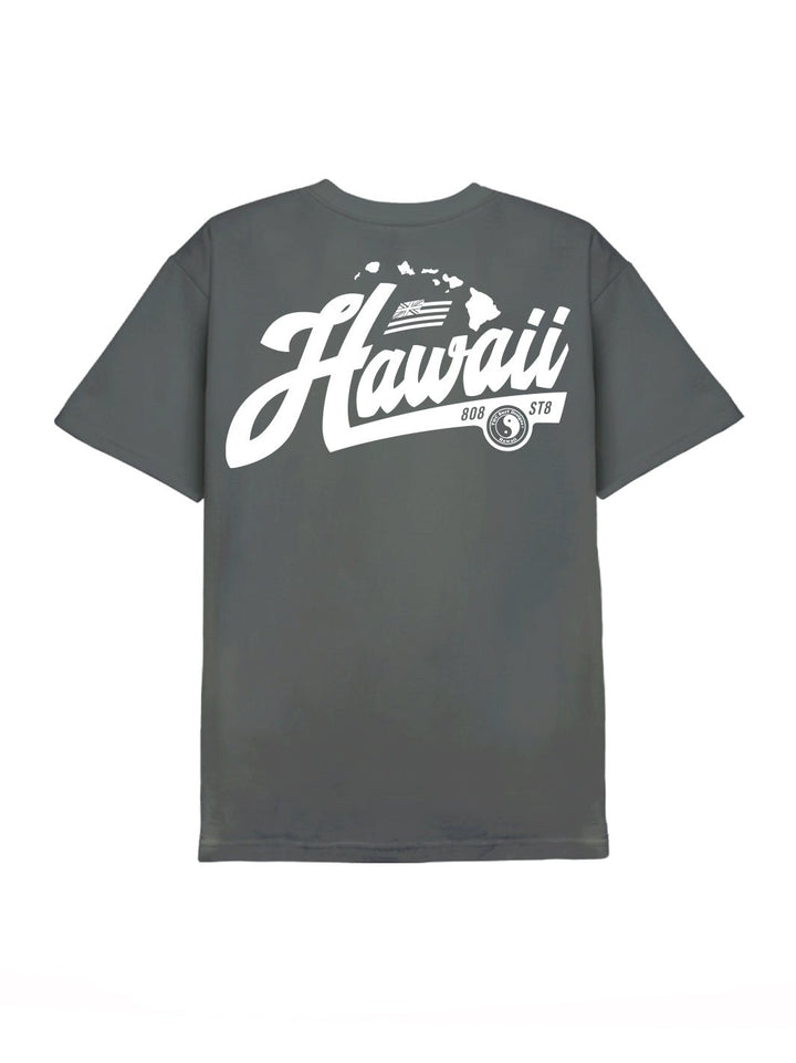 Hawaii Flag Script Tee - T&C Surf Designs