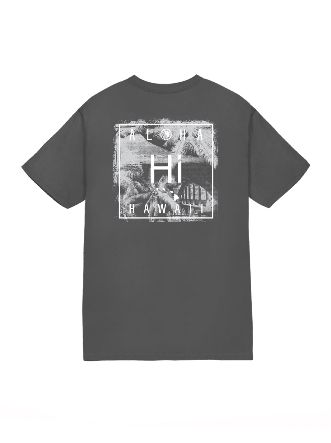 T&C Surf Designs Tone Scenic Square Jersey Tee, Charcoal / S