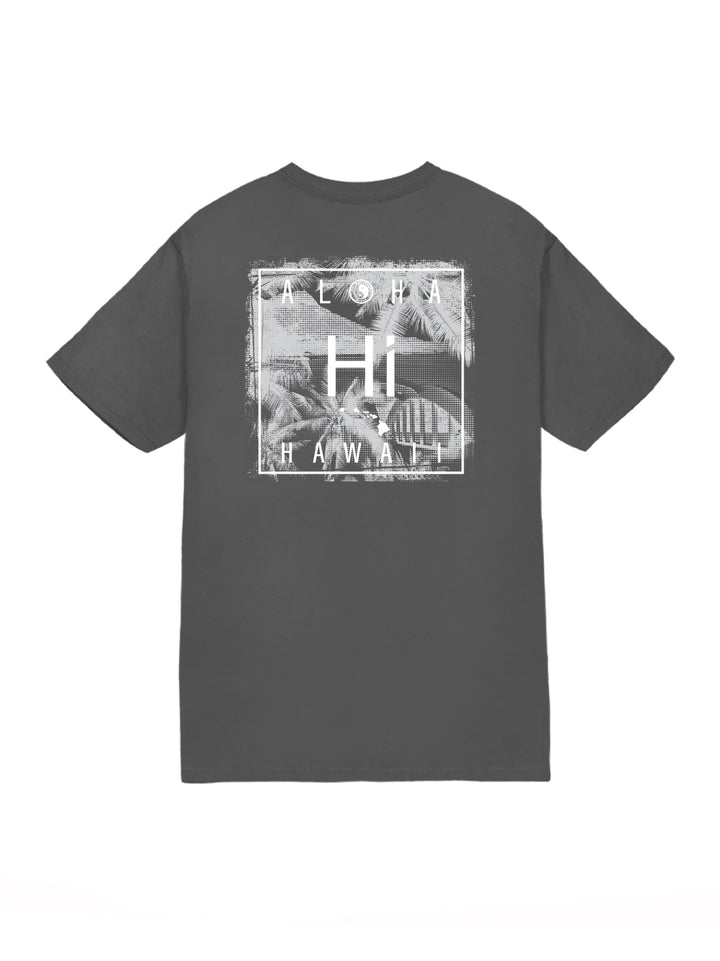 T&C Surf Designs Tone Scenic Square Jersey Tee, Charcoal / S