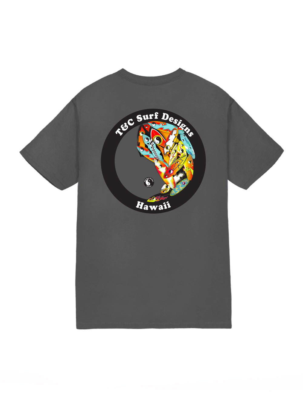 T&C Surf Designs Quiver Jersey Tee, Charcoal / S