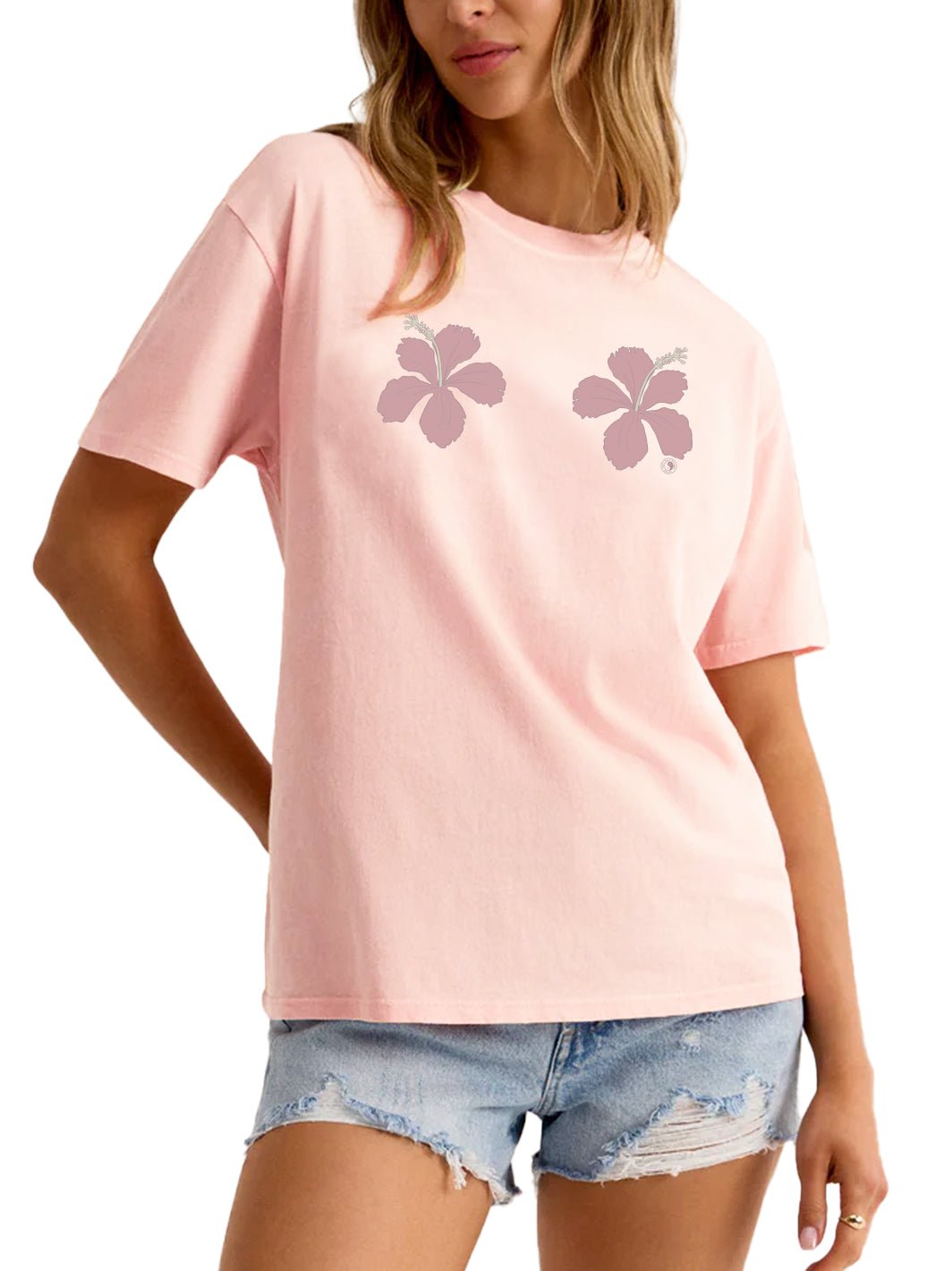 Pua Pair Boyfriend Tee - T&C Surf Designs