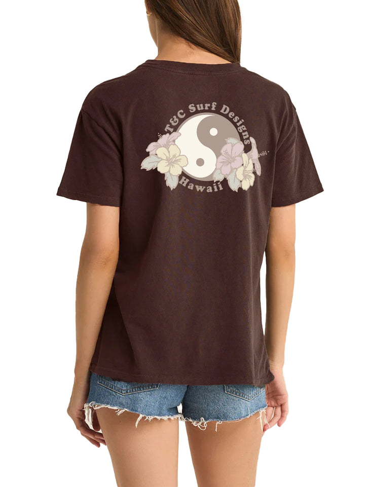 Hibiscus Bunch Boyfriend Tee