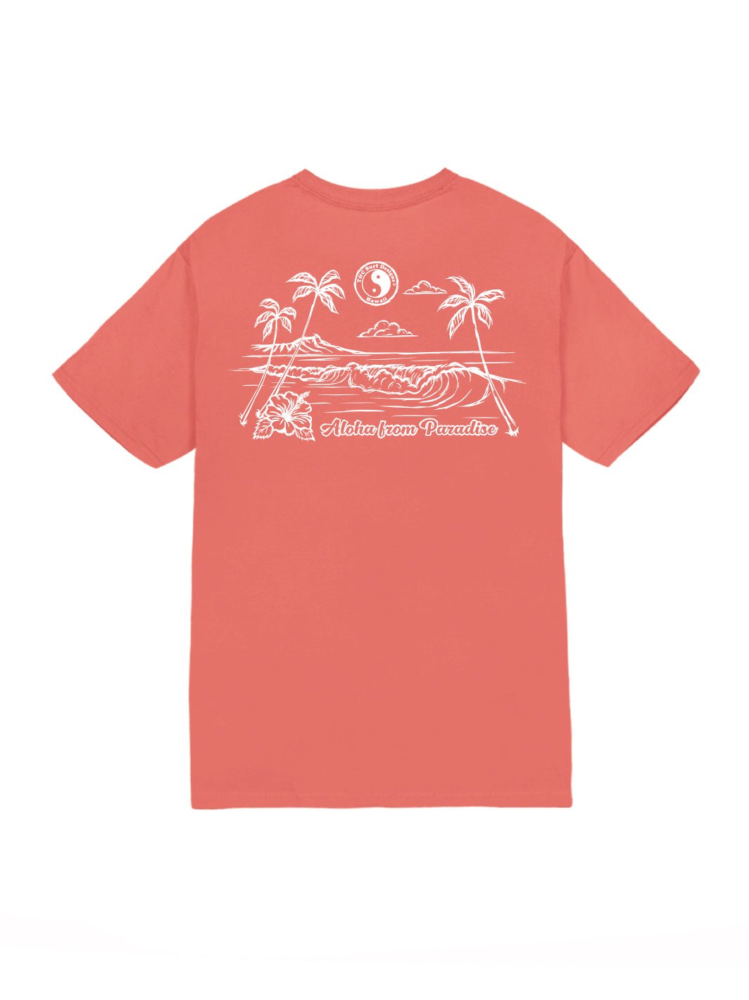 Sketch Diamond Head Wave Jersey Tee