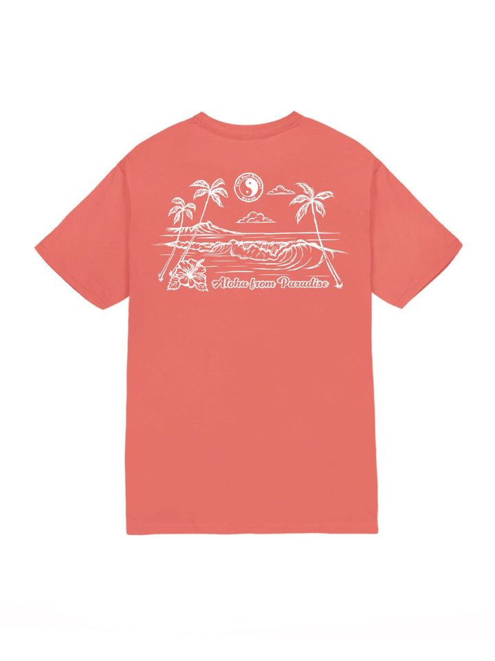 Sketch Diamond Head Wave Jersey Tee