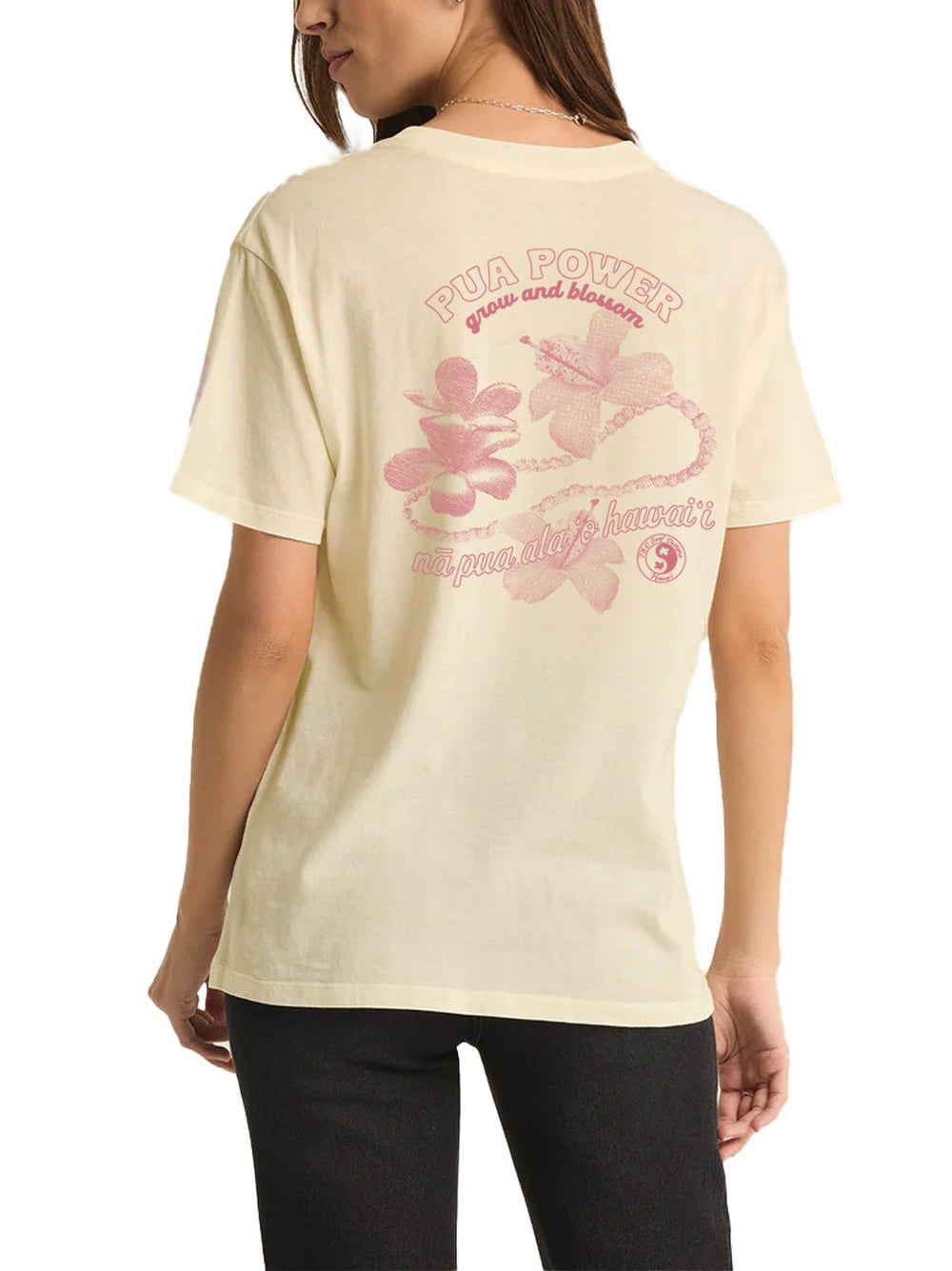 T&C Surf Designs Pick Pua Boyfriend Tee, Custard / S