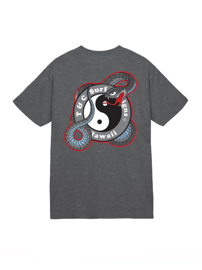 T&C Surf Designs T&C Surf Year of the Snake Jersey Tee, Dark Heather / S