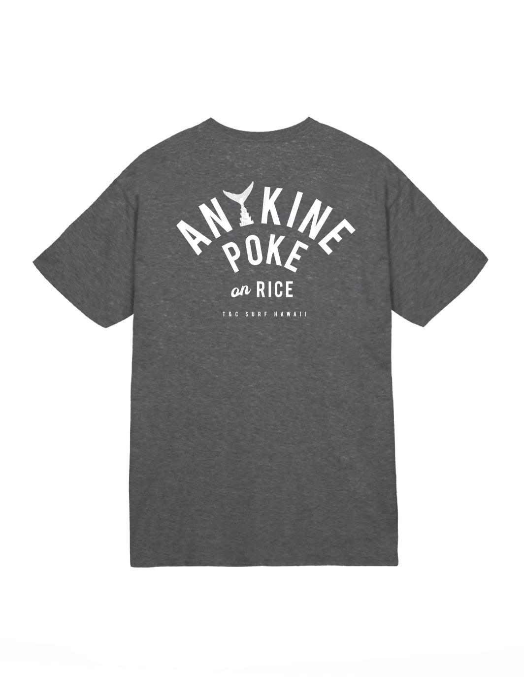 T&C Surf Designs Poke Bowl Combo Jersey Tee, Dark Heather / S