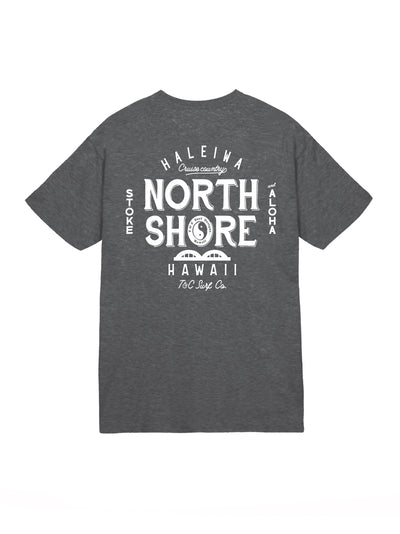 T&C Surf Designs North Side Jersey Tee, Dark Heather / S