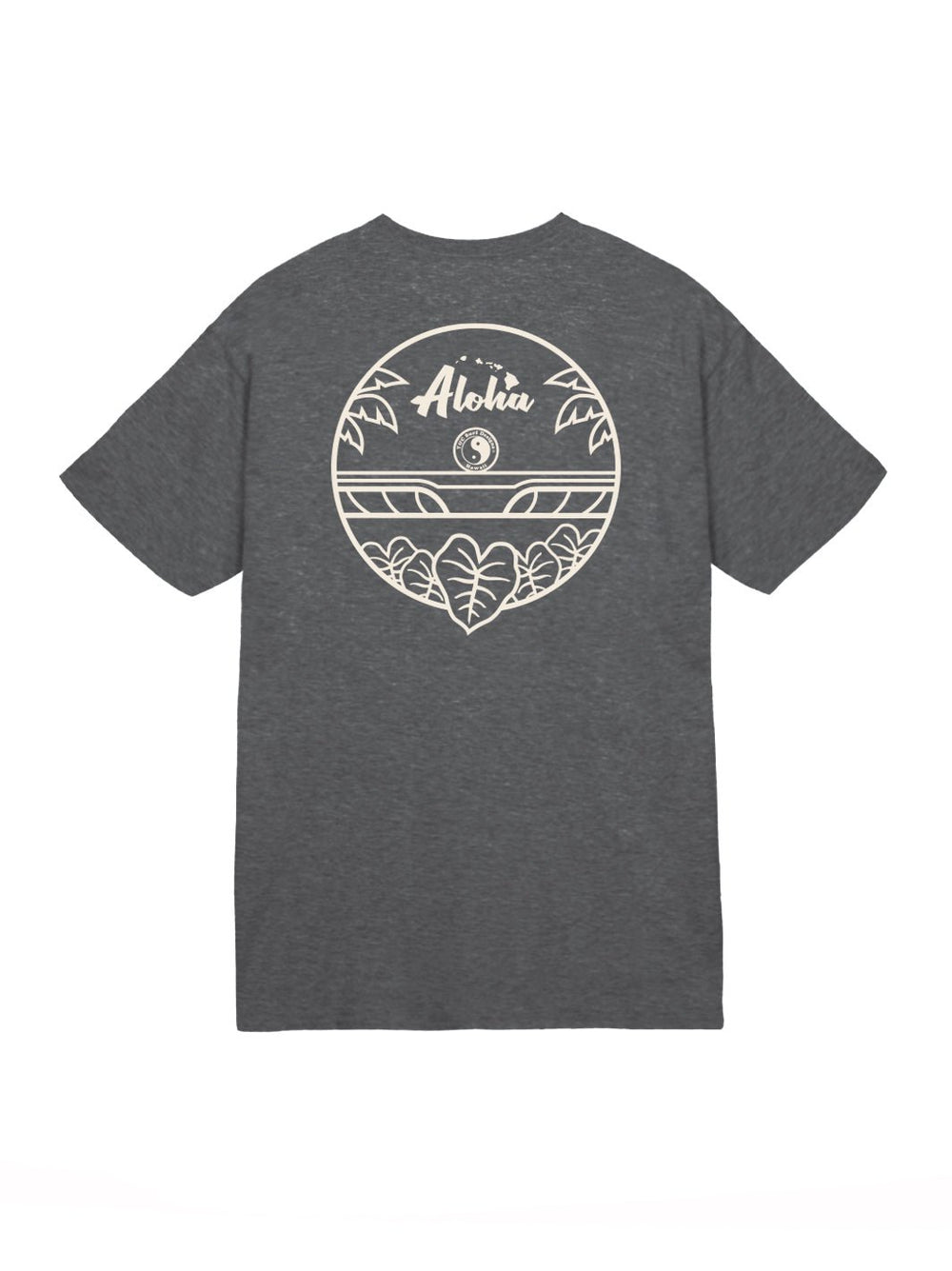 T&C Surf Designs Kalo Wave Jersey Tee, Dark Heather / S