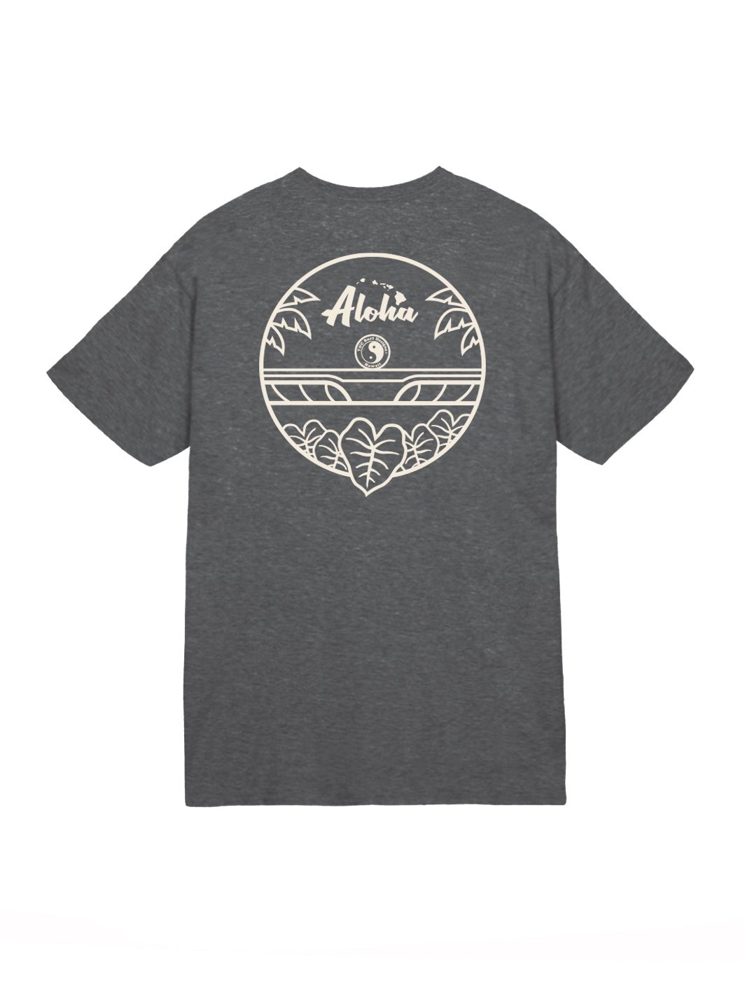 T&C Surf Designs Kalo Wave Jersey Tee, Dark Heather / S