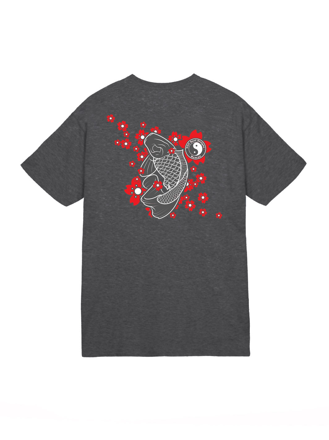 T&C Surf Designs T&C Surf Koi Sakura Jersey Tee, S / Dark Heather