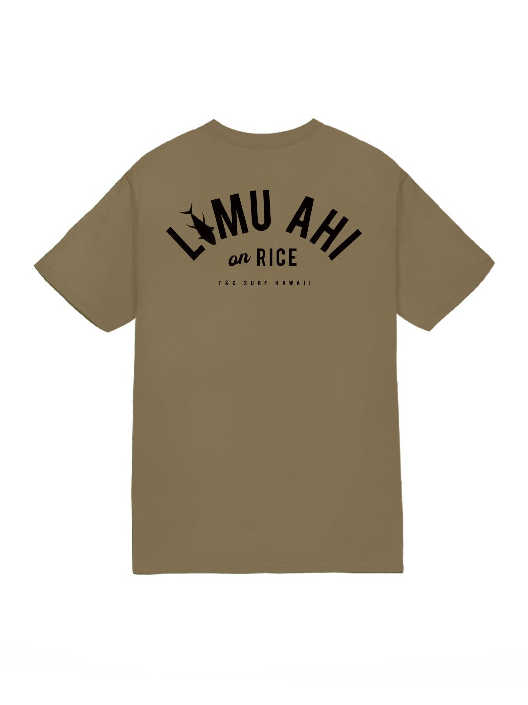 T&C Surf Designs Limu Ahi Jersey Tee, Dune Mist / S