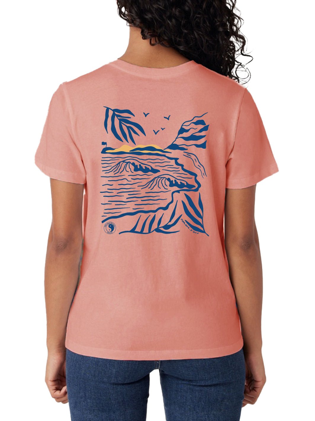 T&C Surf Designs T&C Surf Makaha Classic Tee, Dusty Rose / S