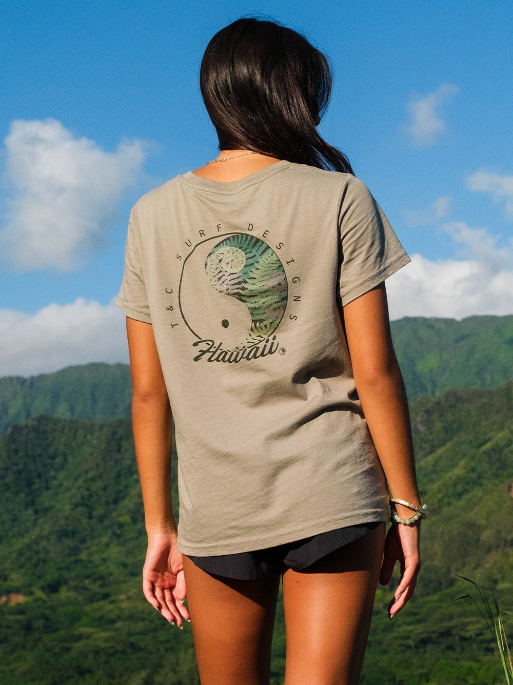 T&C Surf Designs Fern Camo Maple Tee,