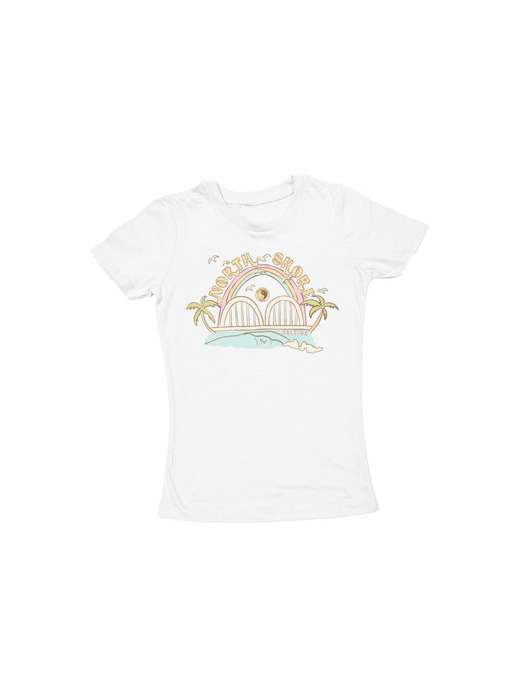 T&C Surf Designs Girls NS Days Jersey Tee, White / XS