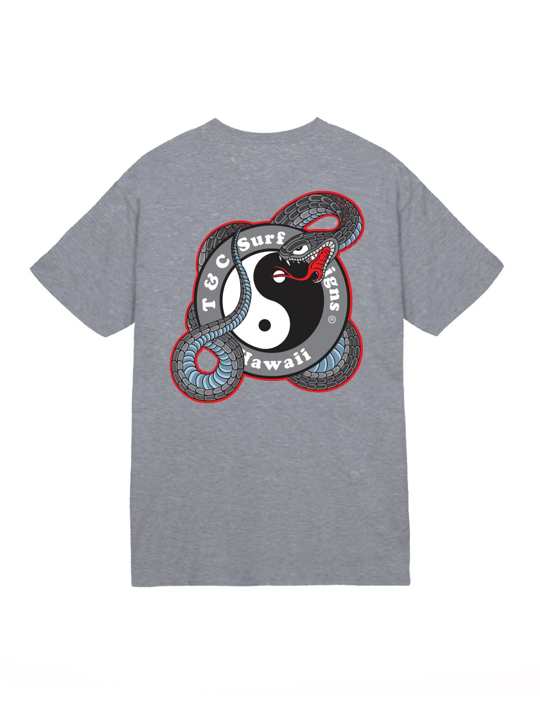 T&C Surf Designs T&C Surf Year of the Snake Jersey Tee, Graphite / S