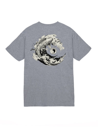 T&C Surf Designs T&C Surf Koi Splash Jersey Tee, Graphite / S