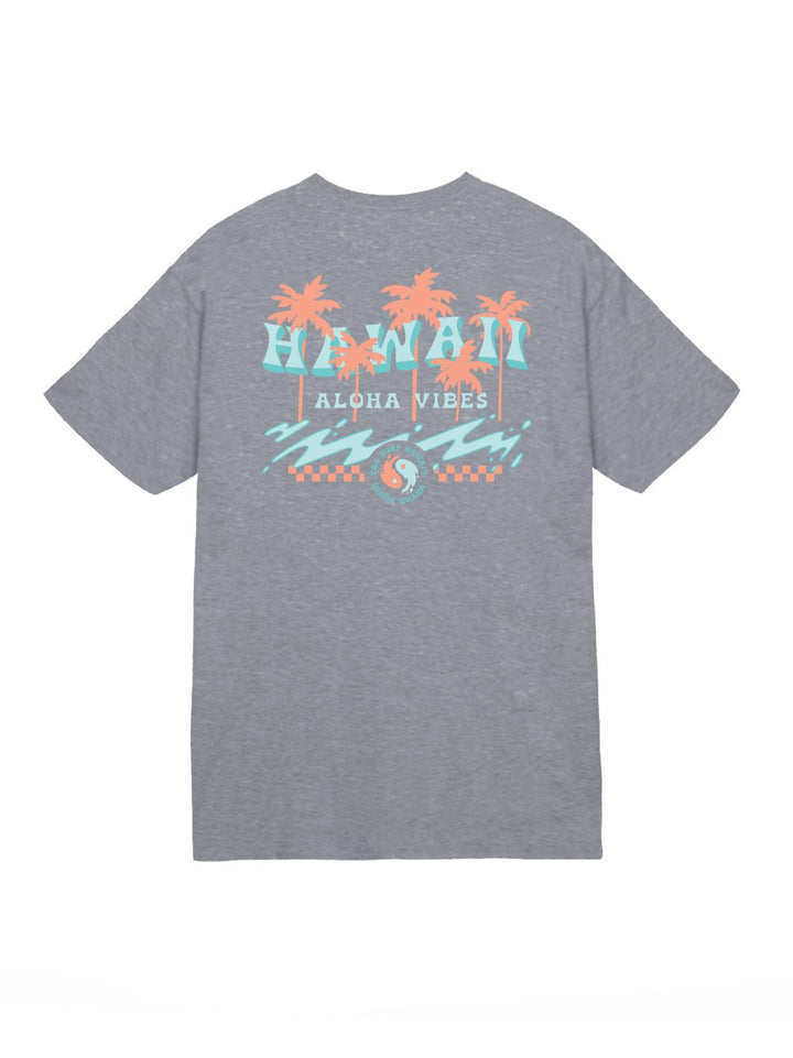 T&C Surf Designs Aloha Vibes Jersey Tee, Graphite / S