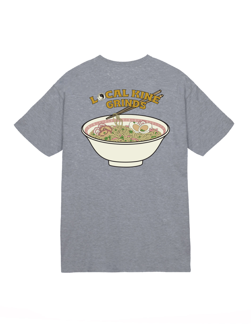 T&C Surf Designs Local Grinds Jersey Tee, Graphite / S