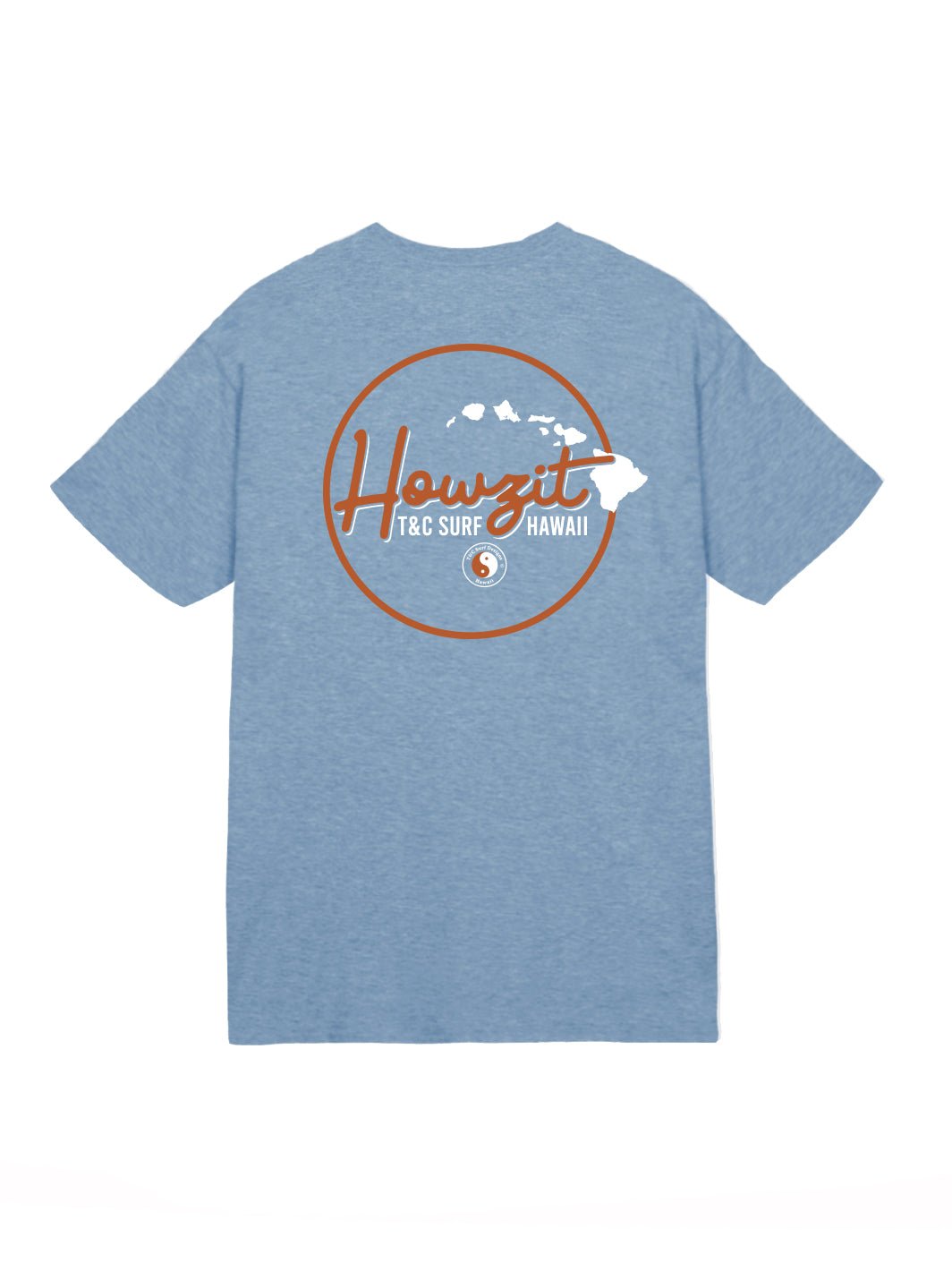 T&C Surf Designs Howzit Jersey Tee, Heather Indigo / S