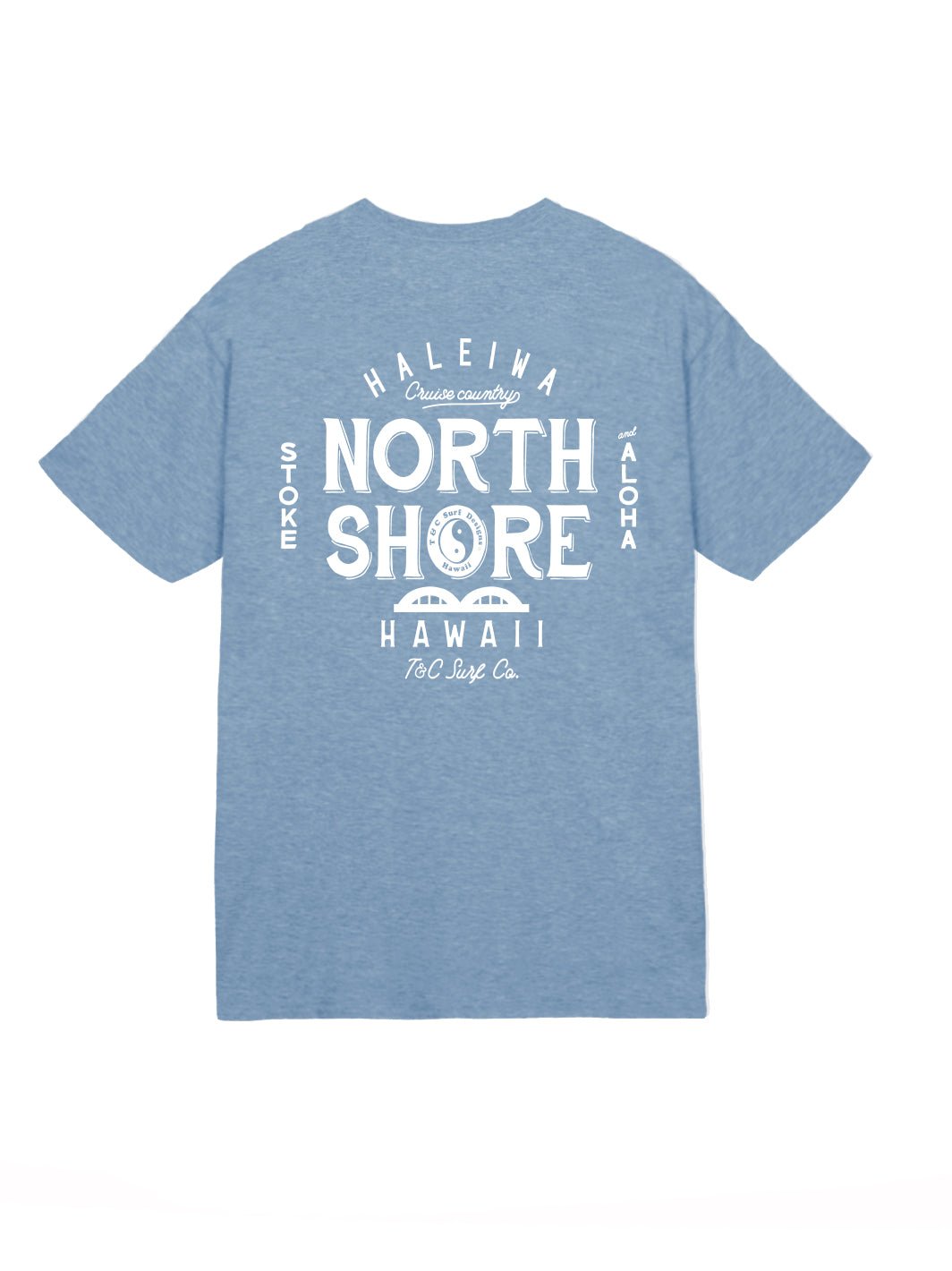 T&C Surf Designs T&C Surf North Side Jersey Tee, Heather Indigo / S